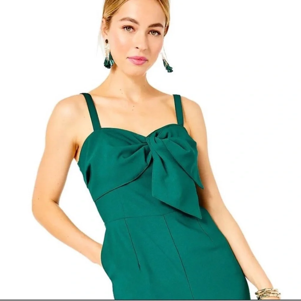 Lilly Pulitzer Hosta Green Kavia Jumpsuit 10 - Picture 2 of 15